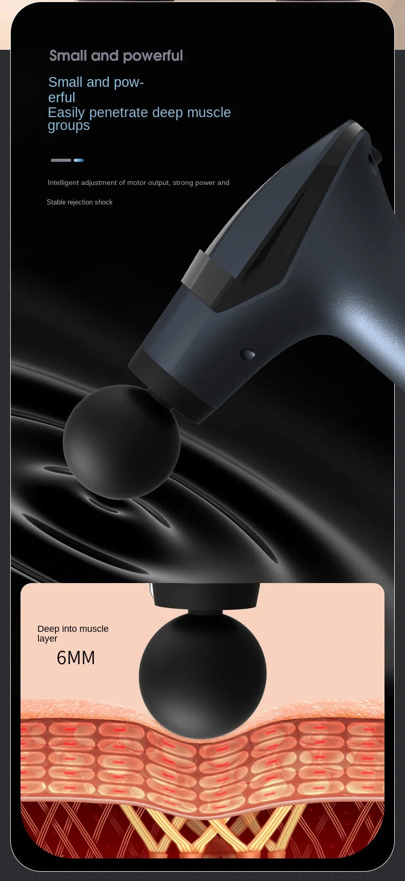 Long-handle Electric Massage Gun