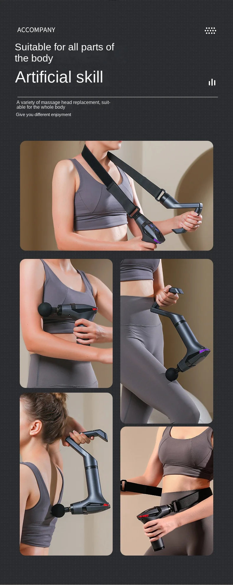Long-handle Electric Massage Gun
