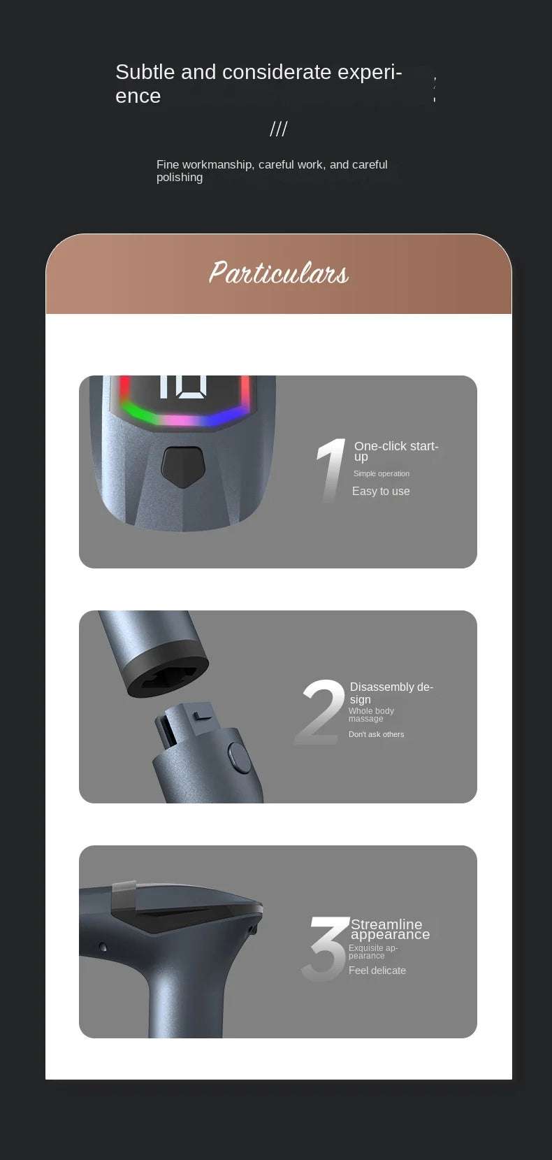 Long-handle Electric Massage Gun